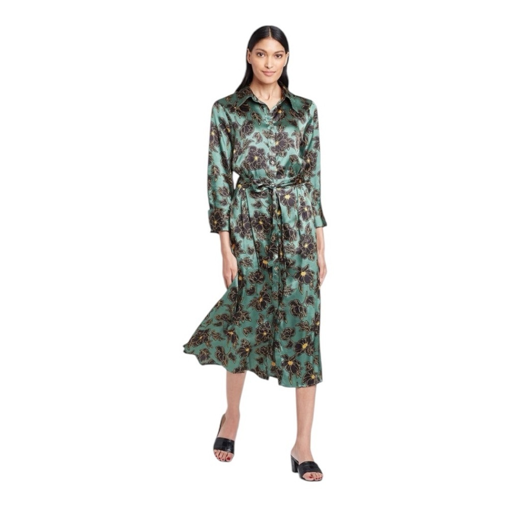 Who What Wear Floral Midi Dress
